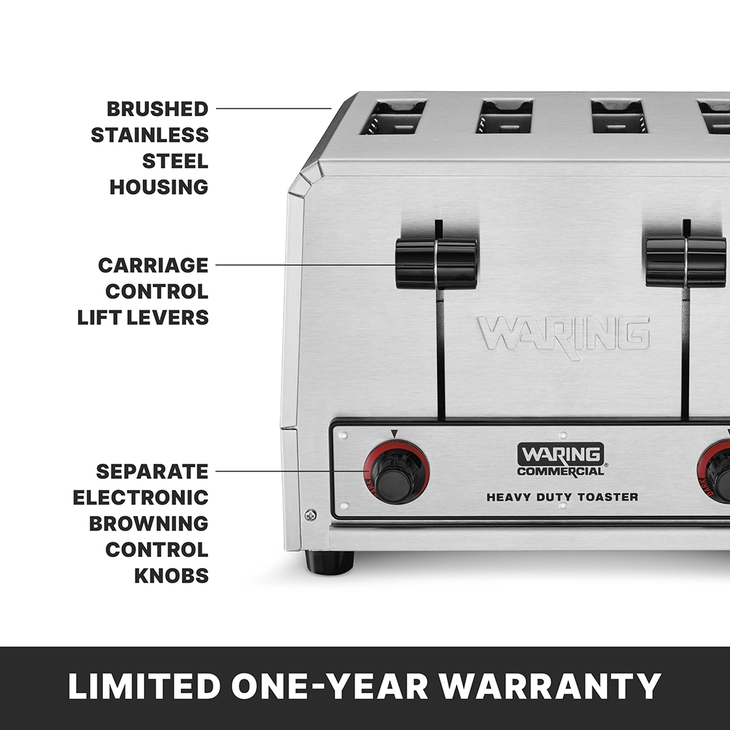Heavy-Duty 4-Slot Toaster, 208 Volt